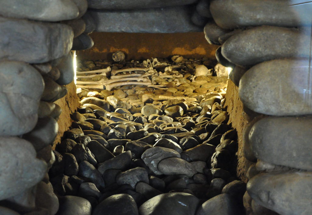 三鷹　出山横穴墓の内部